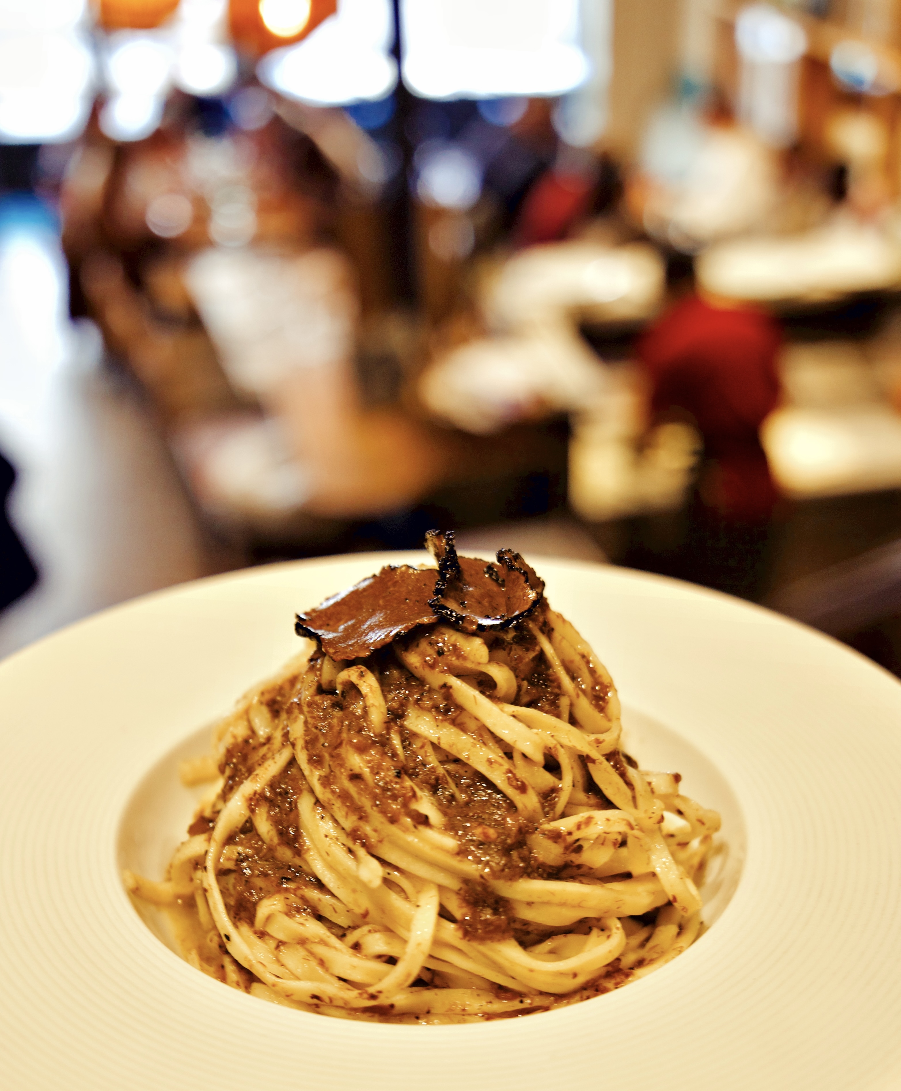 Homemade fresh Italian pasta dish